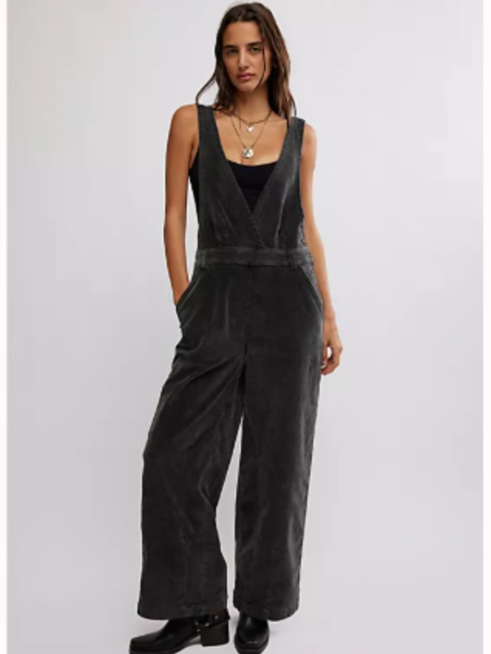 Free People Mara Cord Overalls